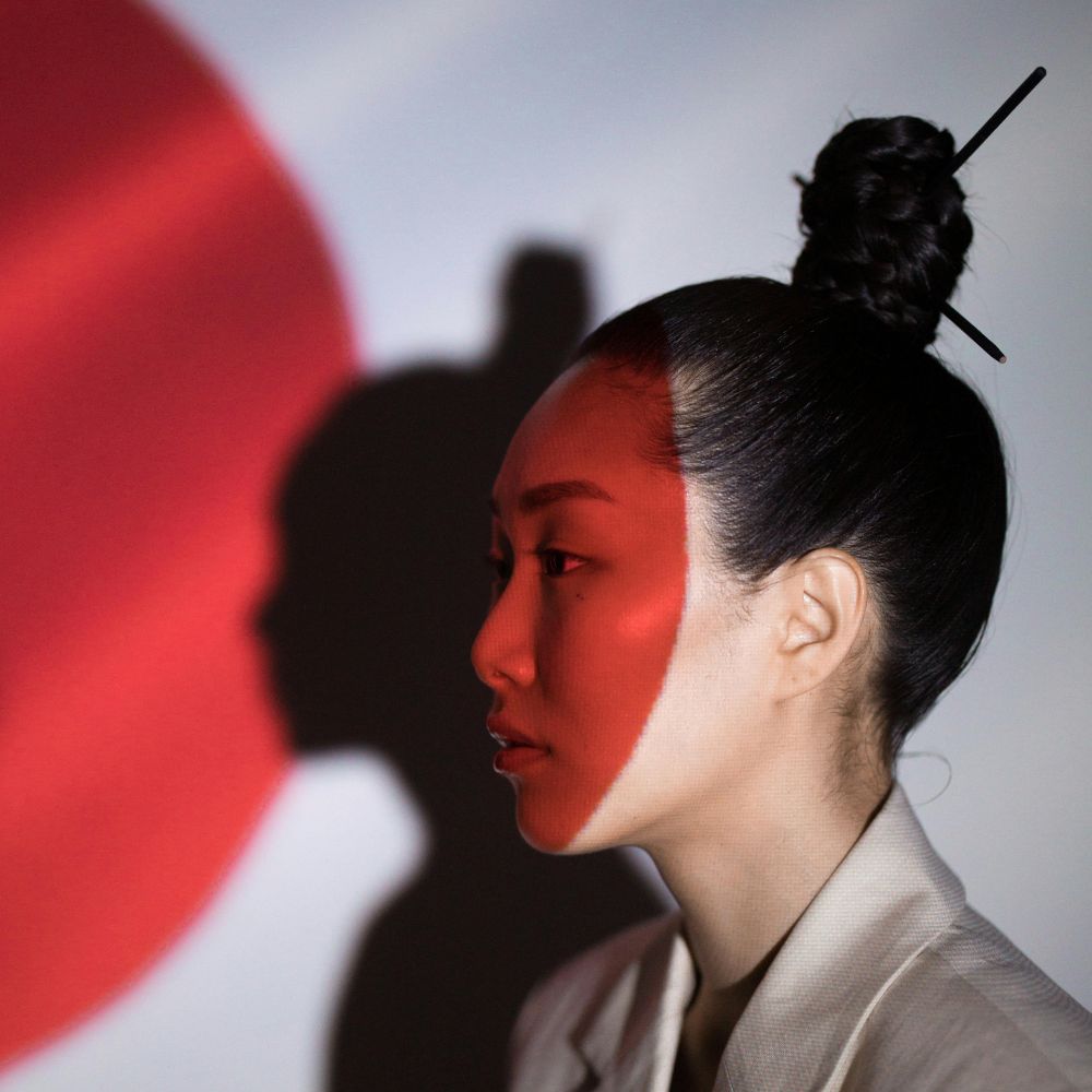 chignon à la japonaise